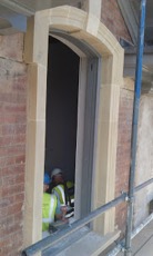 New Window Surrounds at Former Leeds Girls Grammar School