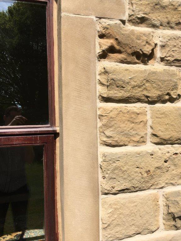 Stone Repair at former chapel in Gildersome 2