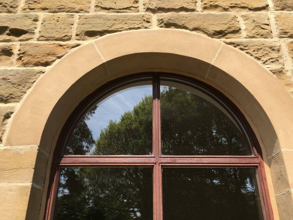 Stone Repair at former chapel in Gildersome 1