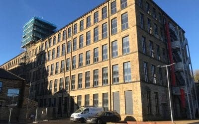 Globe Mills Water Tower, Slaithwaite, Huddersfield