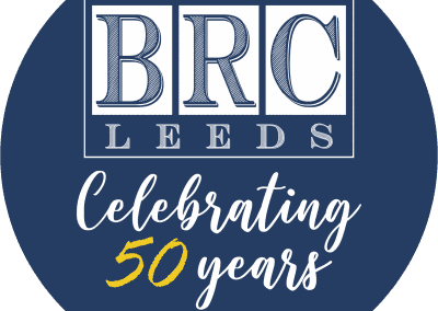 BRC 50th Logo Round Trans BGround - brick facade repair