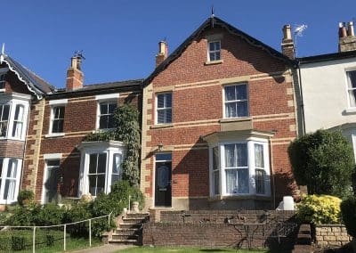 Terraced House Ripon chemical cleaning lime mortar pointing brick replacement